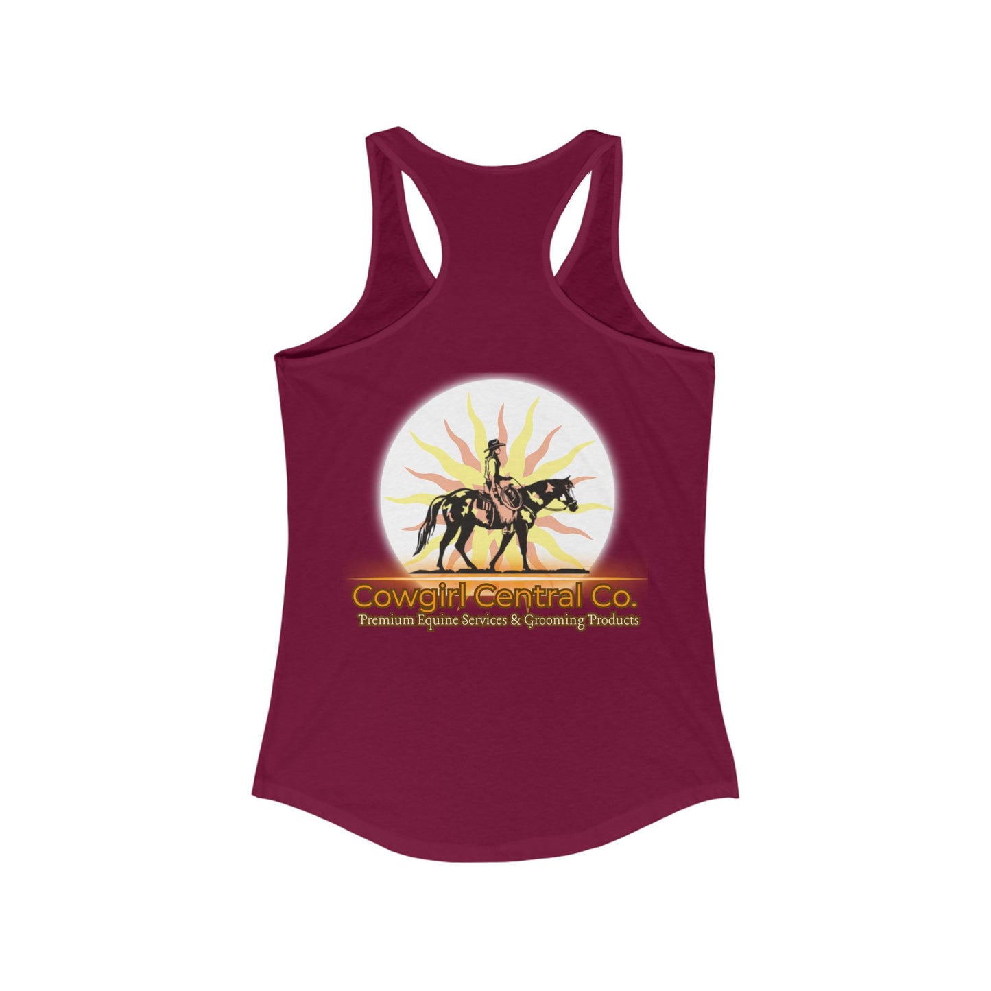 Cowgirl Central Co. Women's Racerback Tank