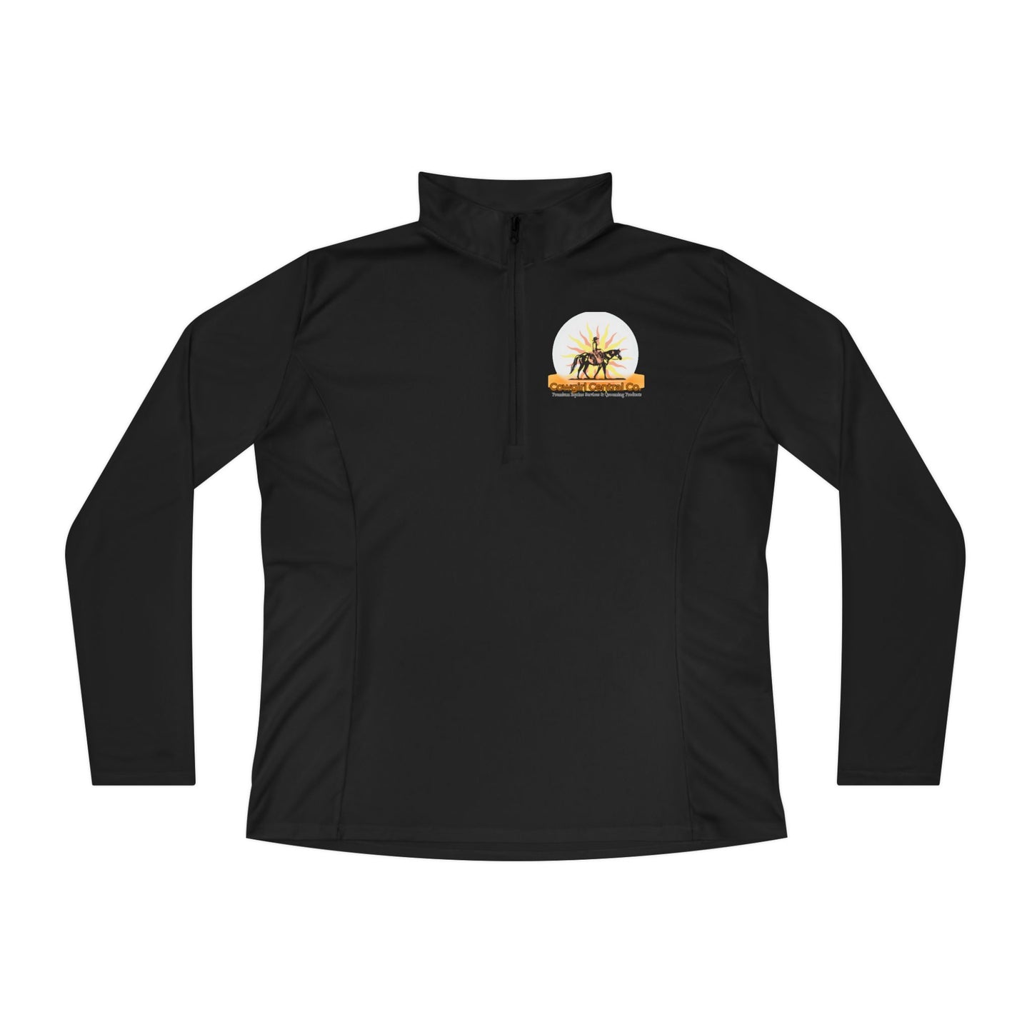 Cowgirl Central Co. Quarter-Zip Pullover