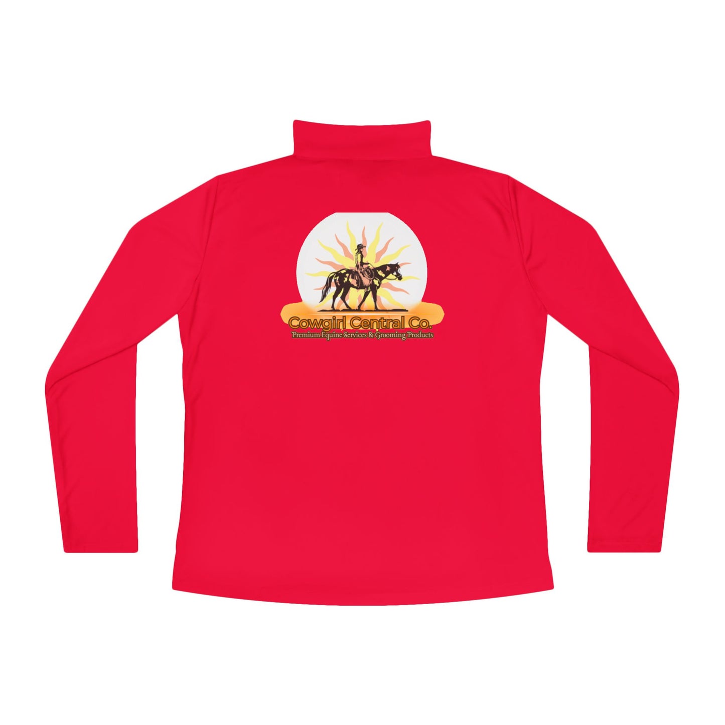 Cowgirl Central Co. Quarter-Zip Pullover
