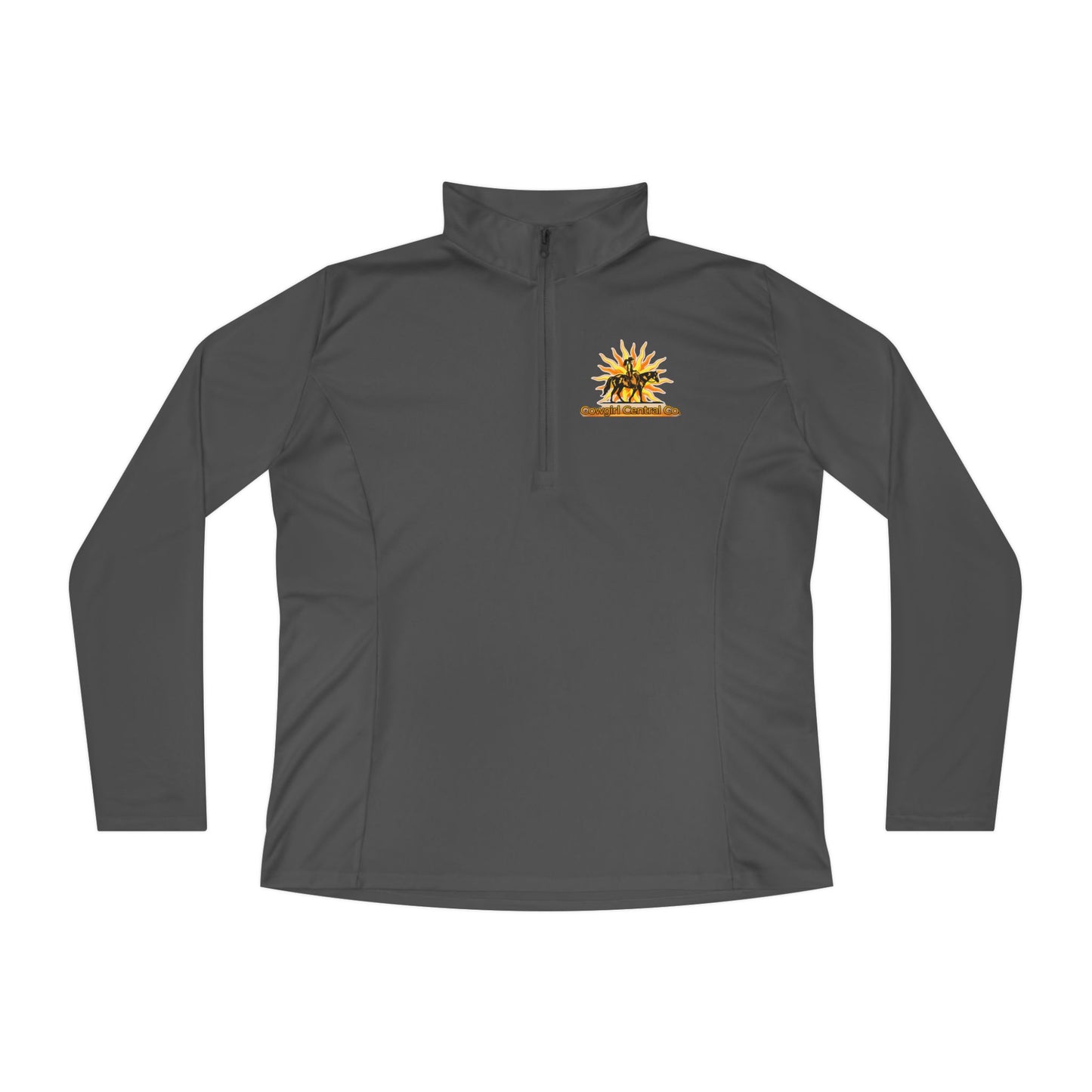 Cowgirl Central Co. Quarter-Zip Pullover