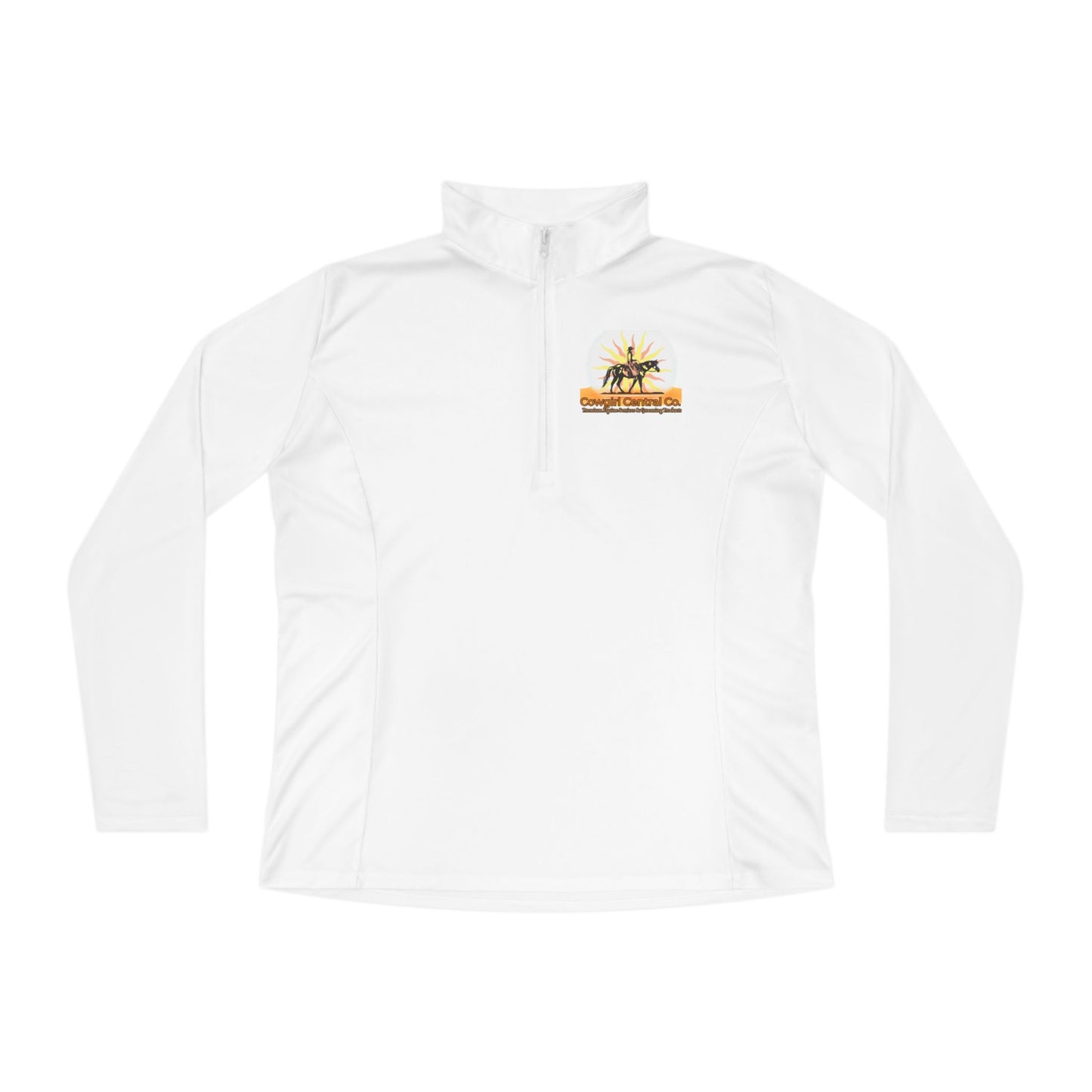 Cowgirl Central Co. Quarter-Zip Pullover