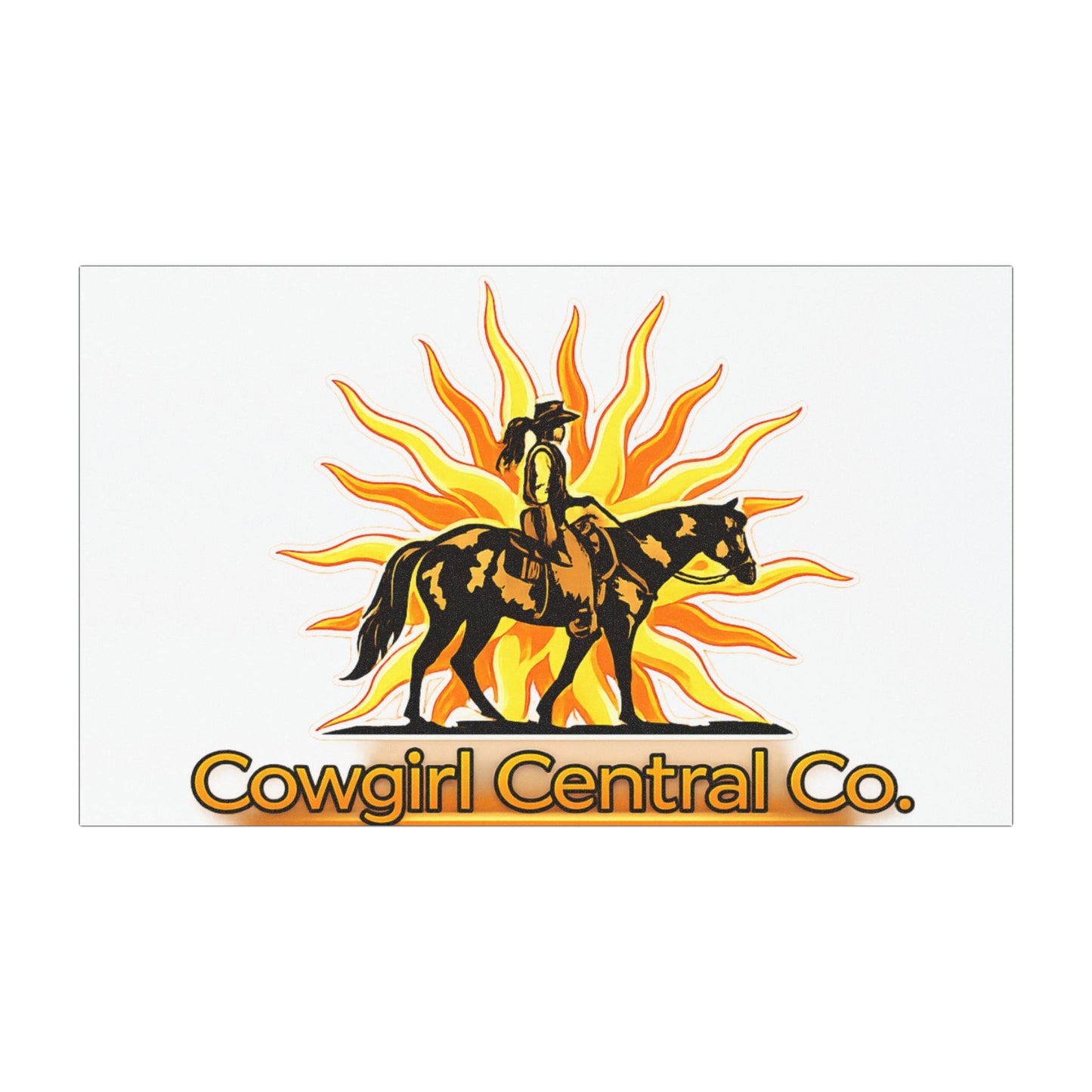 Cowgirl Central Co. Branded Car Magnets