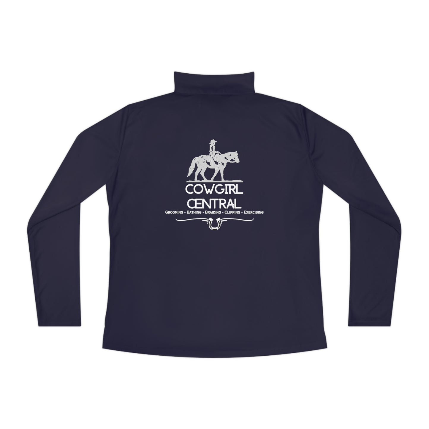 Cowgirl Central Co. Quarter-Zip Pullover