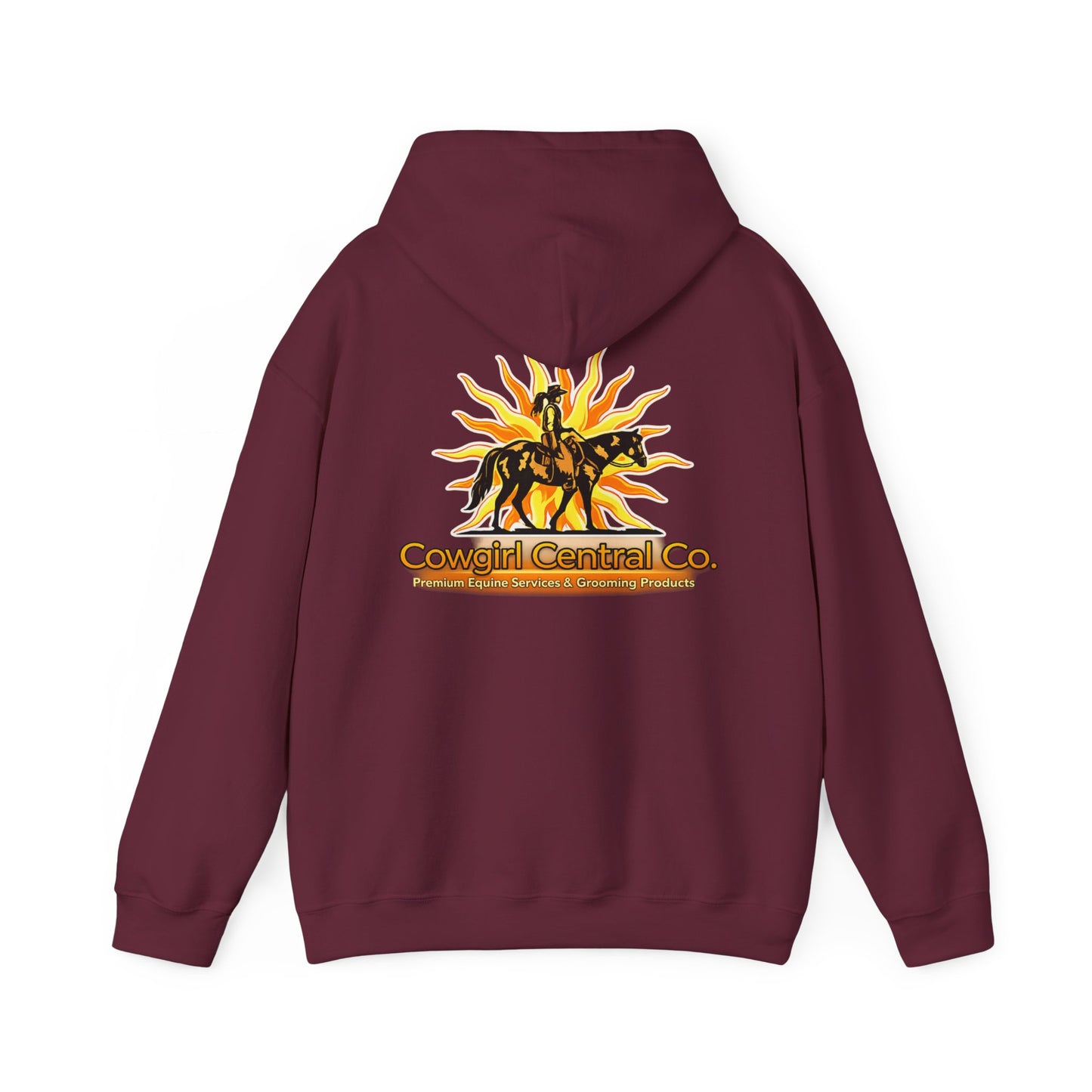 Cowgirl Central Co. - Branded Heavy Blend Hooded Sweatshirt