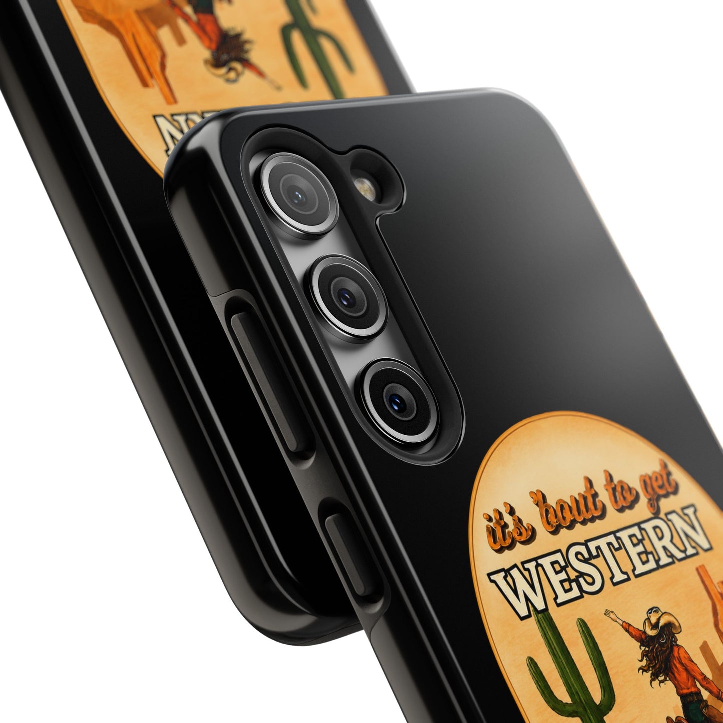 It's About To Get WESTERN - Phone Case