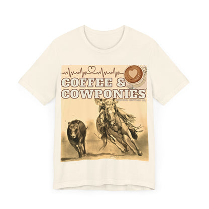 Coffee & Cowponies - Jersey Short Sleeve TShirt