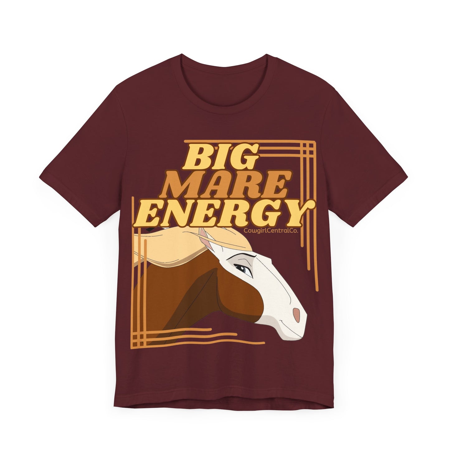 Big Mare Energy - Jersey Short Sleeve TShirt - Horse T Shirt - Equestrian Clothing - Western Apperal