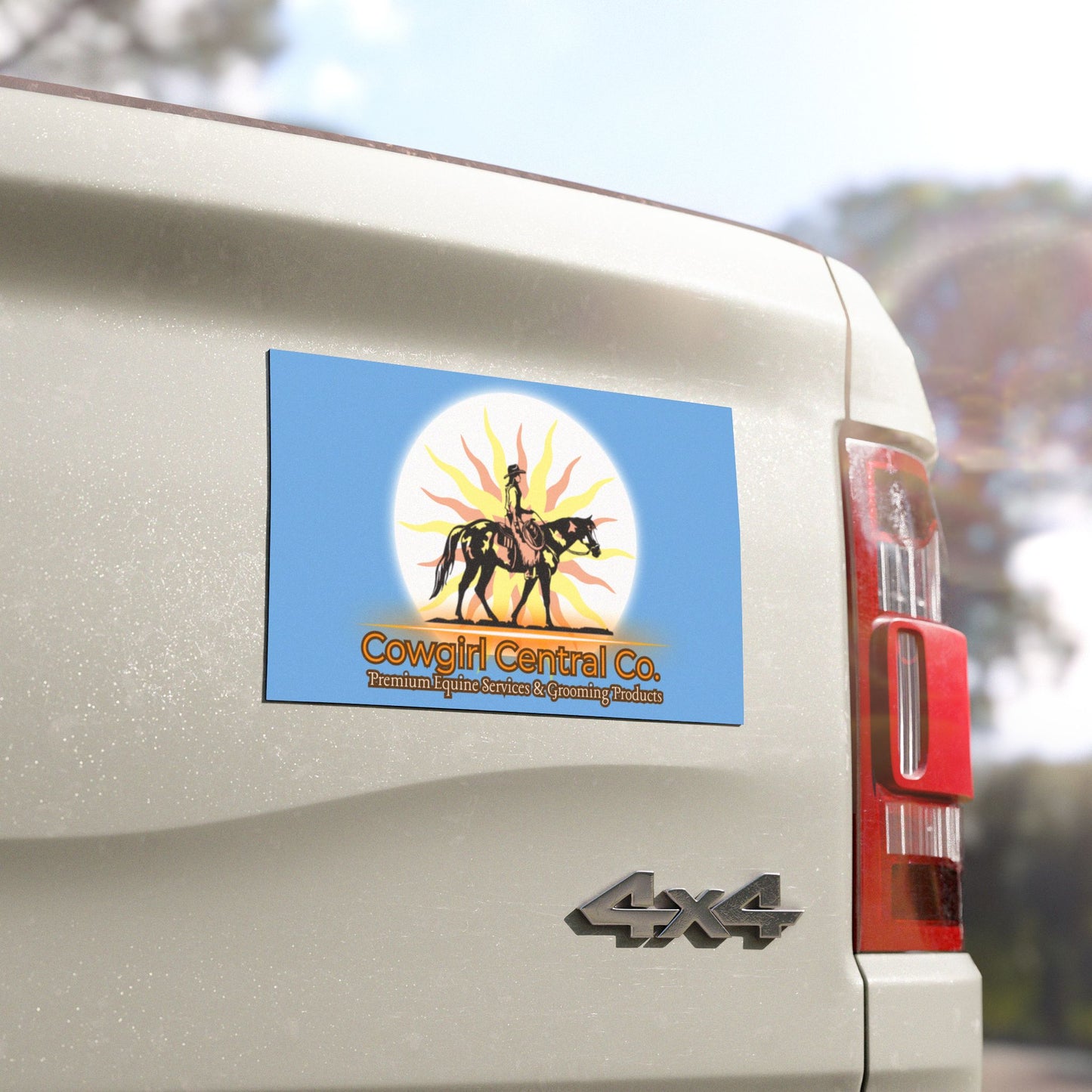 Cowgirl Central Co. Branded Car Magnets