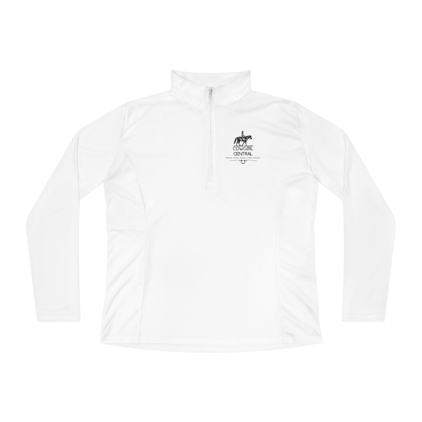 Cowgirl Central Co. Quarter-Zip Pullover