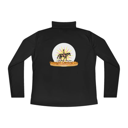 Cowgirl Central Co. Quarter-Zip Pullover