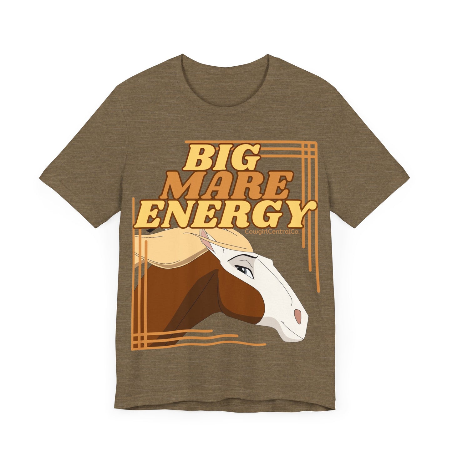 Big Mare Energy - Jersey Short Sleeve TShirt - Horse T Shirt - Equestrian Clothing - Western Apperal