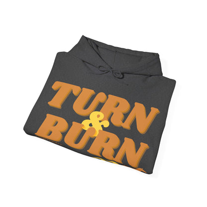 Turn & Burn - Hooded Sweatshirt - Barrel Racer Hoodie - Cowgirl Hoodie - Rodeo Hoodie