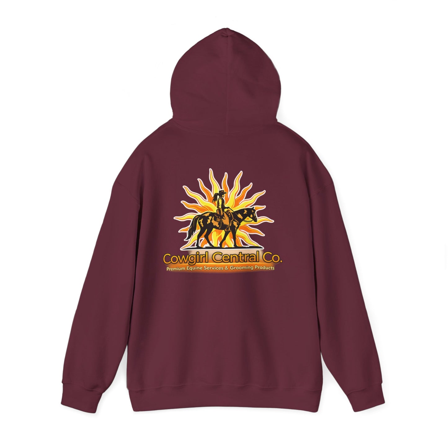 Cowgirl Central Co. - Branded Heavy Blend Hooded Sweatshirt
