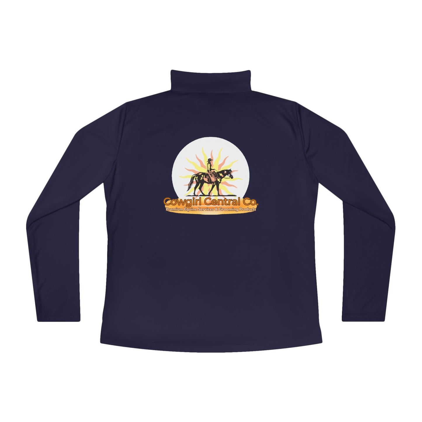 Cowgirl Central Co. Quarter-Zip Pullover