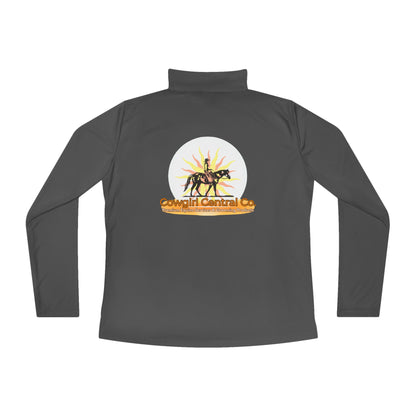 Cowgirl Central Co. Quarter-Zip Pullover