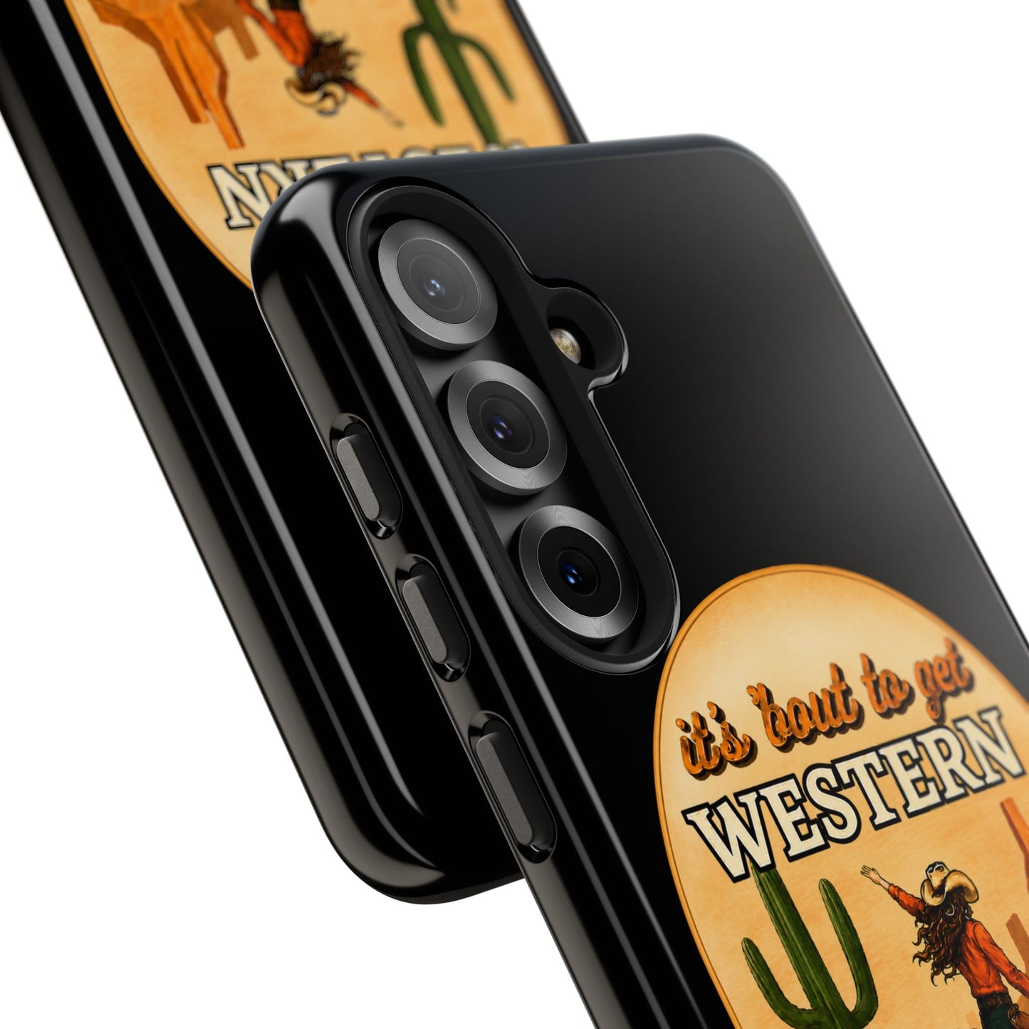 It's About To Get WESTERN - Phone Case
