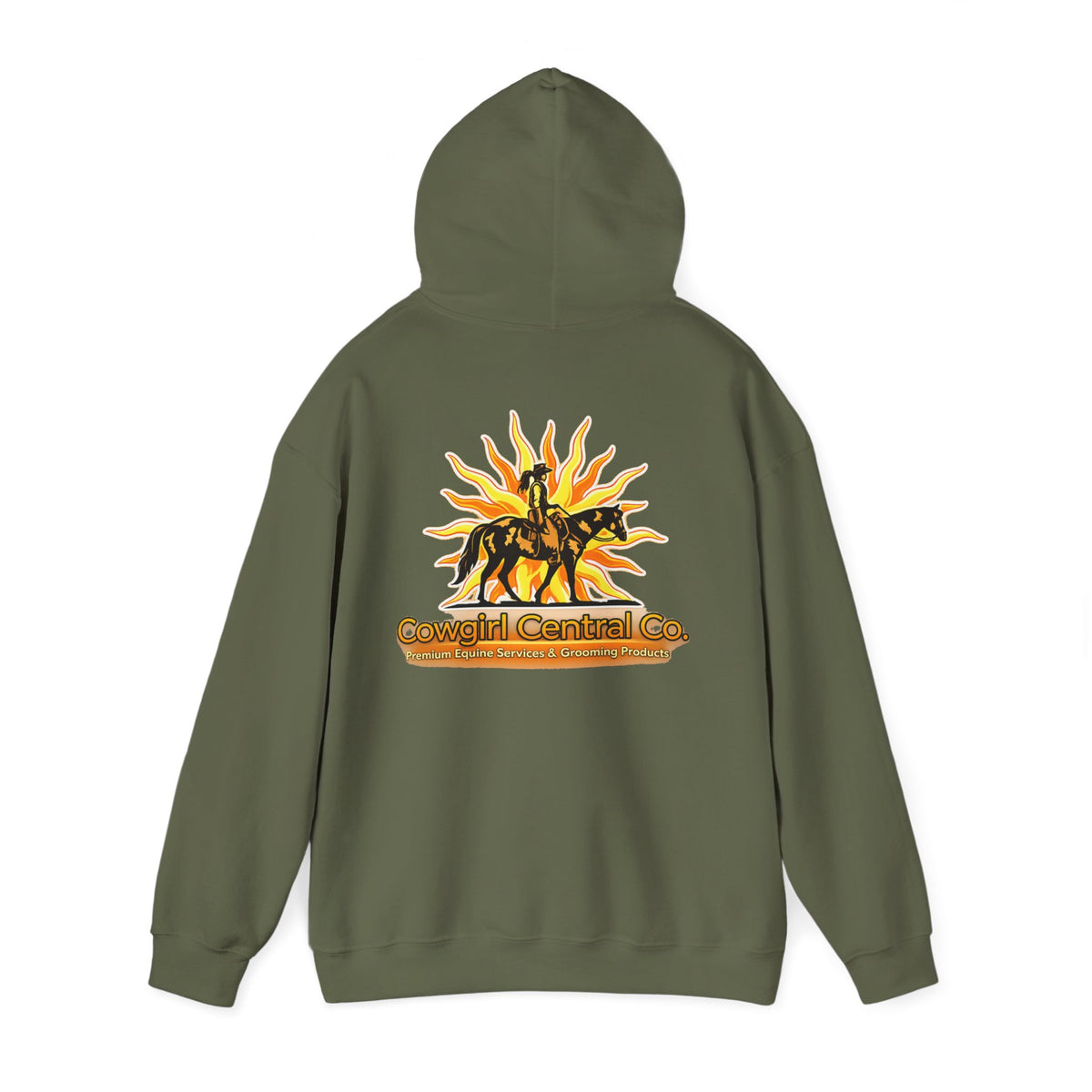 Cowgirl Central Co. - Branded Heavy Blend Hooded Sweatshirt