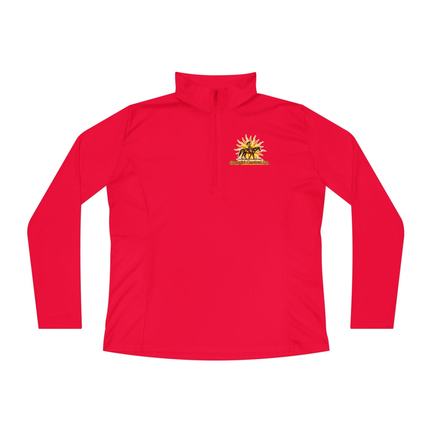 Cowgirl Central Co. Quarter-Zip Pullover