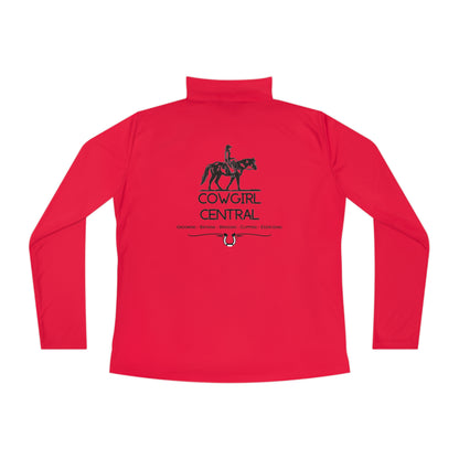 Cowgirl Central Co. Quarter-Zip Pullover