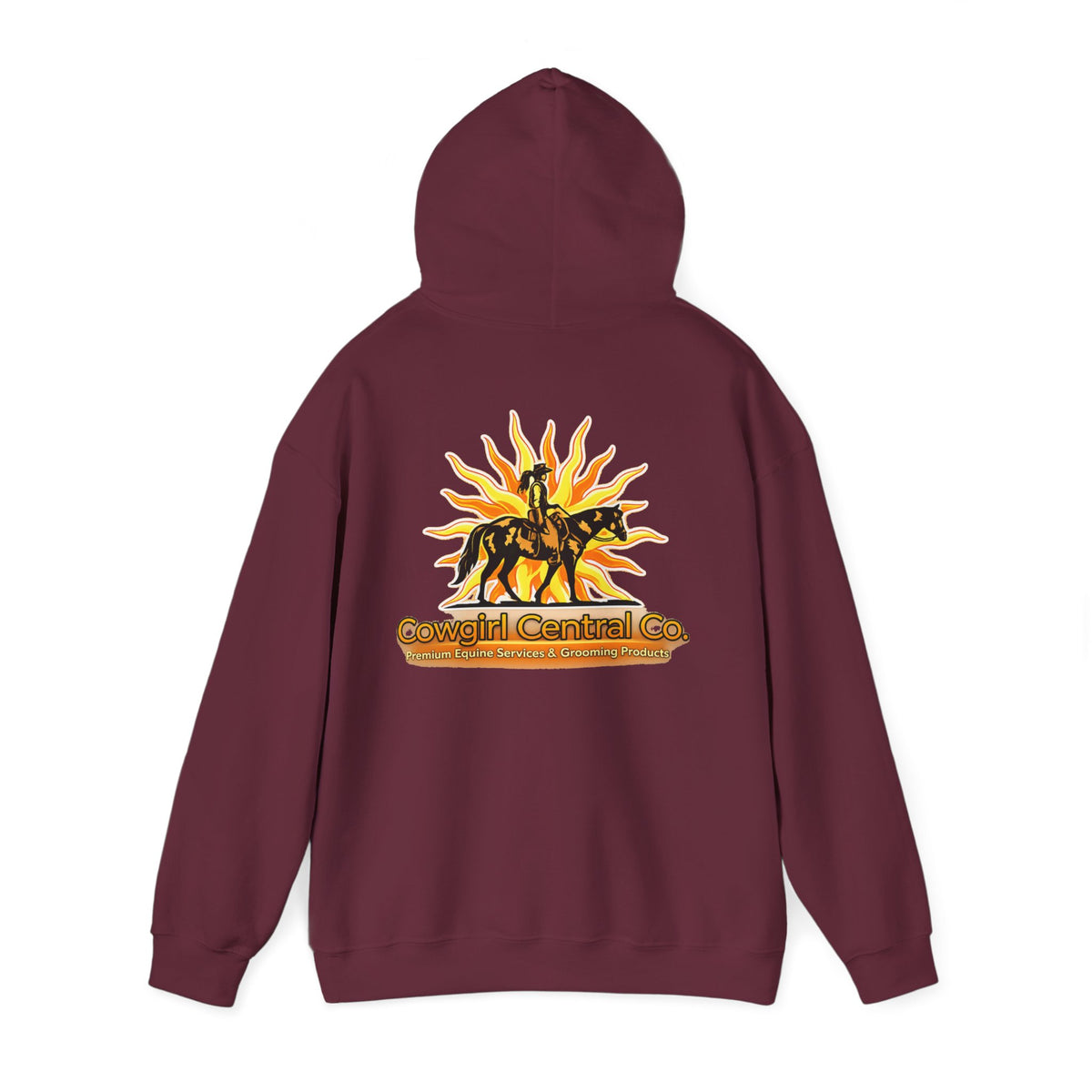 Cowgirl Central Co. - Branded Heavy Blend Hooded Sweatshirt