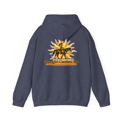 Cowgirl Central Co. - Branded Heavy Blend Hooded Sweatshirt