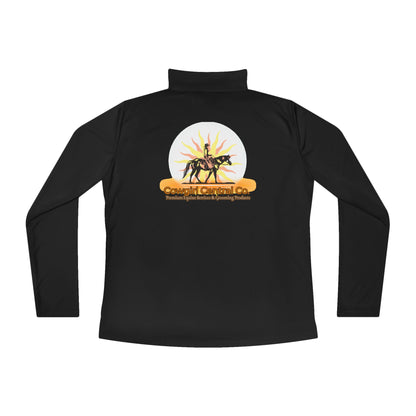 Cowgirl Central Co. Quarter-Zip Pullover