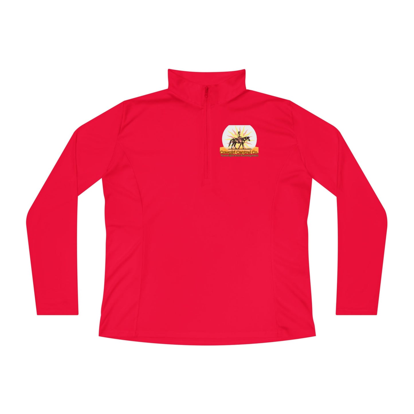 Cowgirl Central Co. Quarter-Zip Pullover