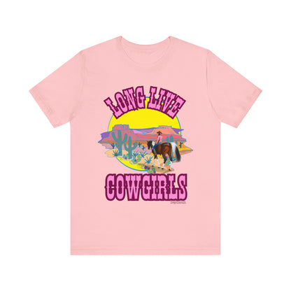 Long Live Cowgirls - Jersey Short Sleeve T-Shirt - Vintage Western T-Shirt - Country Music Shirt - Rodeo Gift - Morgan Wallen T-Shirt