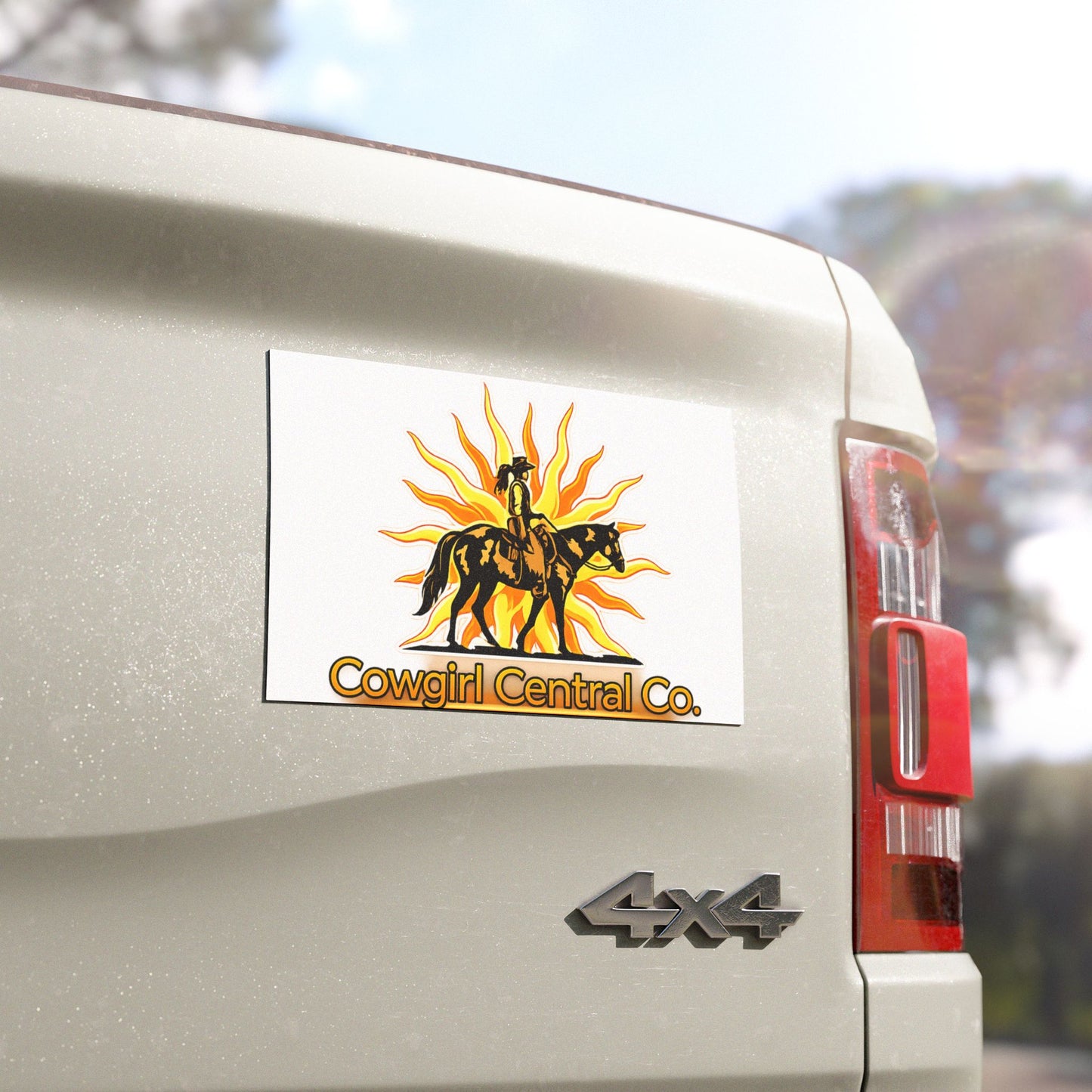 Cowgirl Central Co. Branded Car Magnets