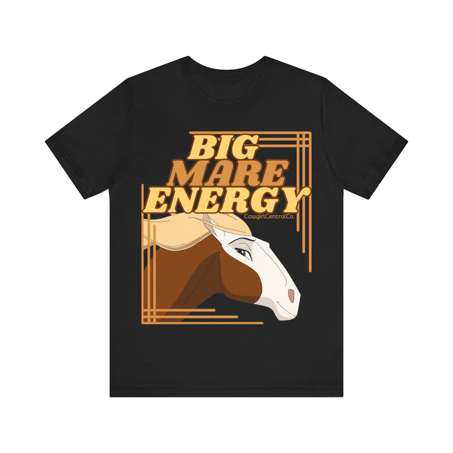 Big Mare Energy - Jersey Short Sleeve TShirt - Horse T Shirt - Equestrian Clothing - Western Apperal