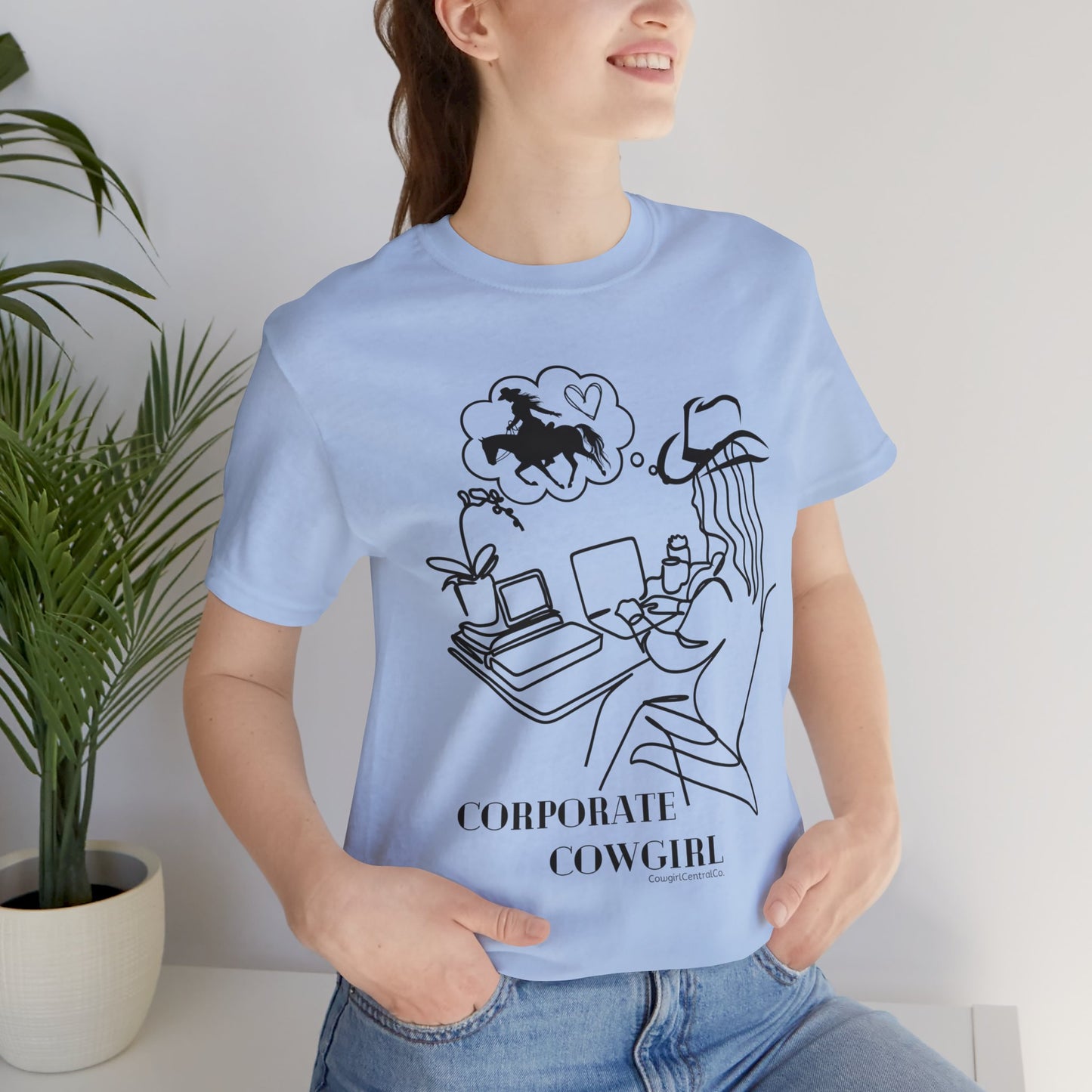 Corporate Cowgirl - Jersey Short Sleeve TShirt