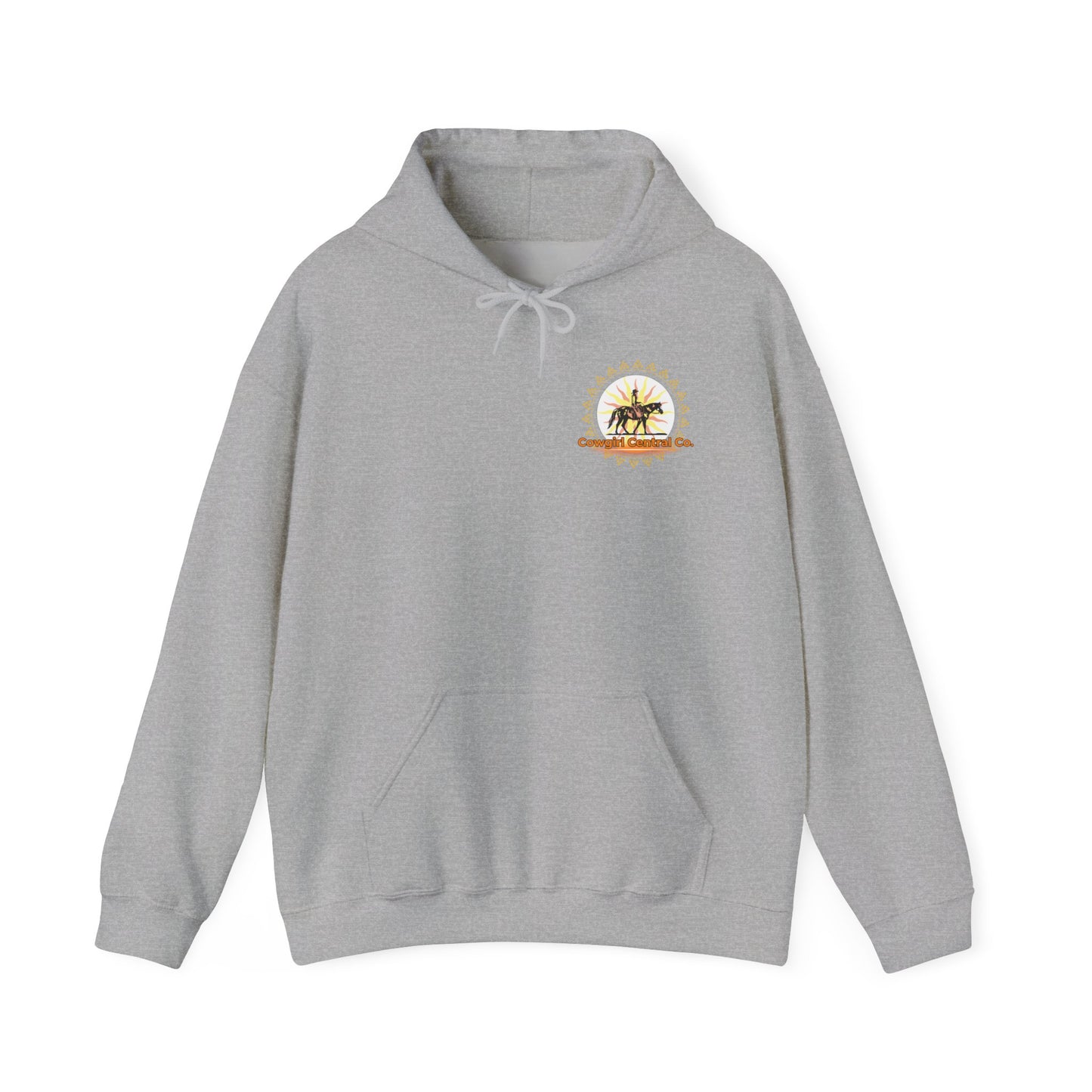 Cowgirl Central Co. - Branded Heavy Blend Hooded Sweatshirt