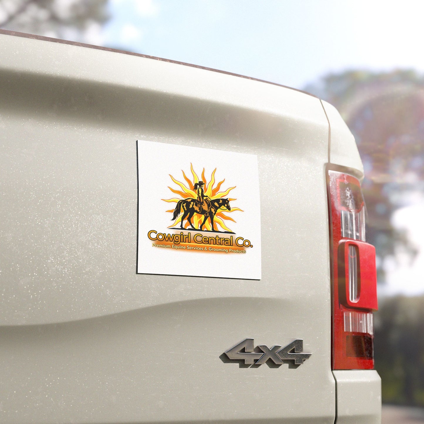 Cowgirl Central Co. Branded Car Magnets