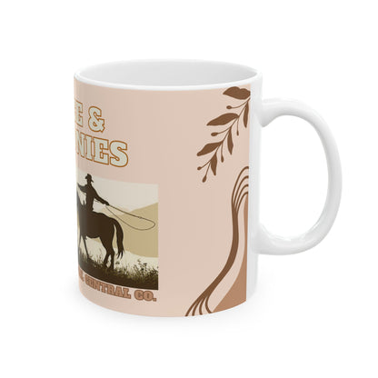 Coffee & Cowponies - Ceramic Mug 11oz