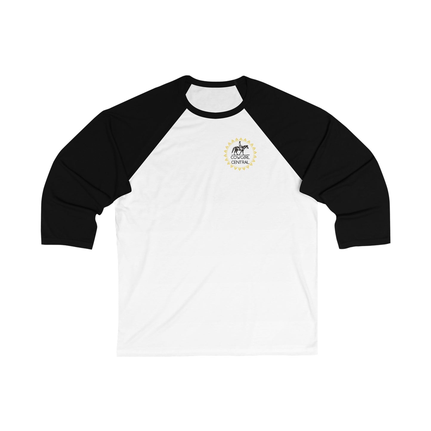 Cowgirl Central Co. 3\4 Sleeve Baseball Tee