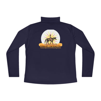 Cowgirl Central Co. Quarter-Zip Pullover