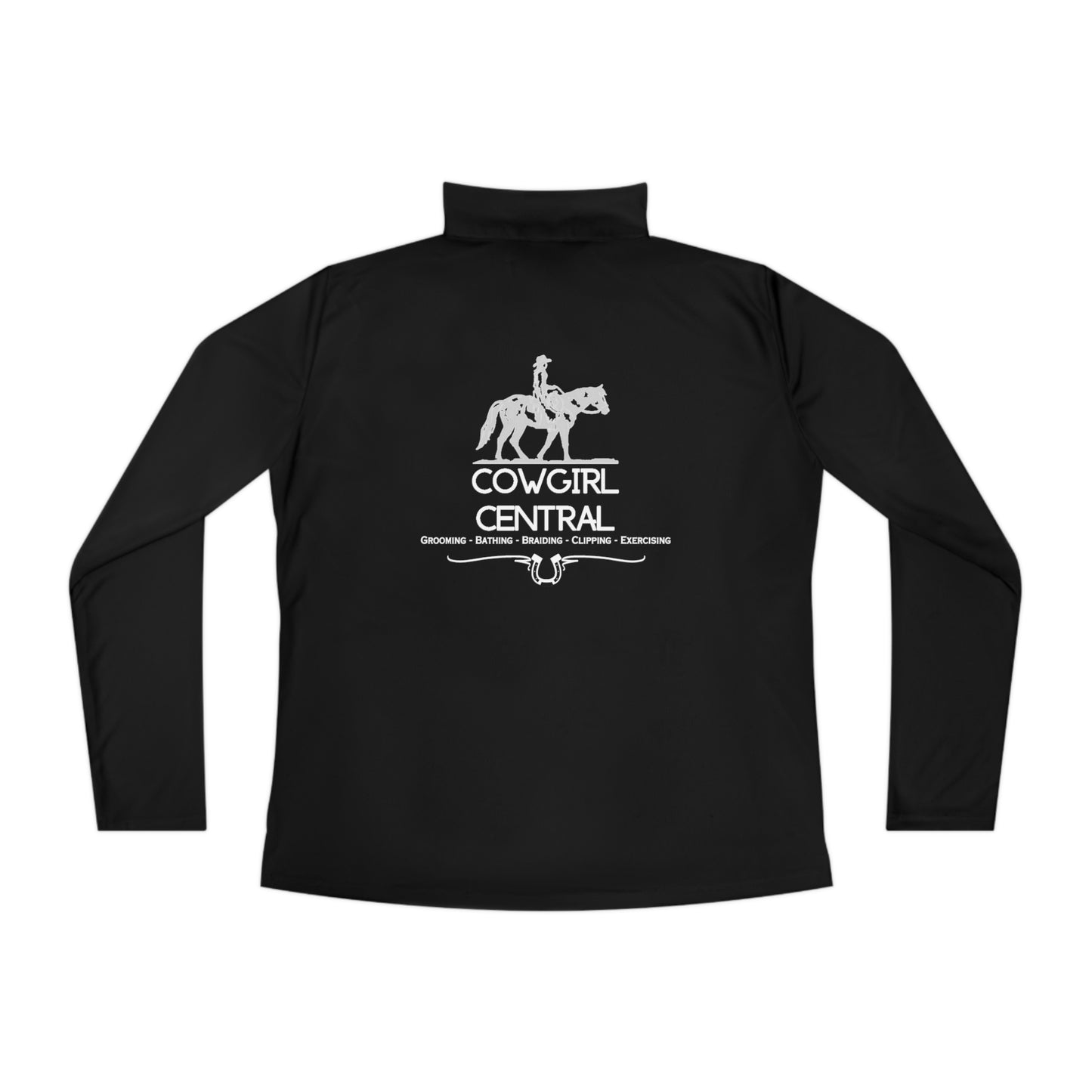 Cowgirl Central Co. Quarter-Zip Pullover