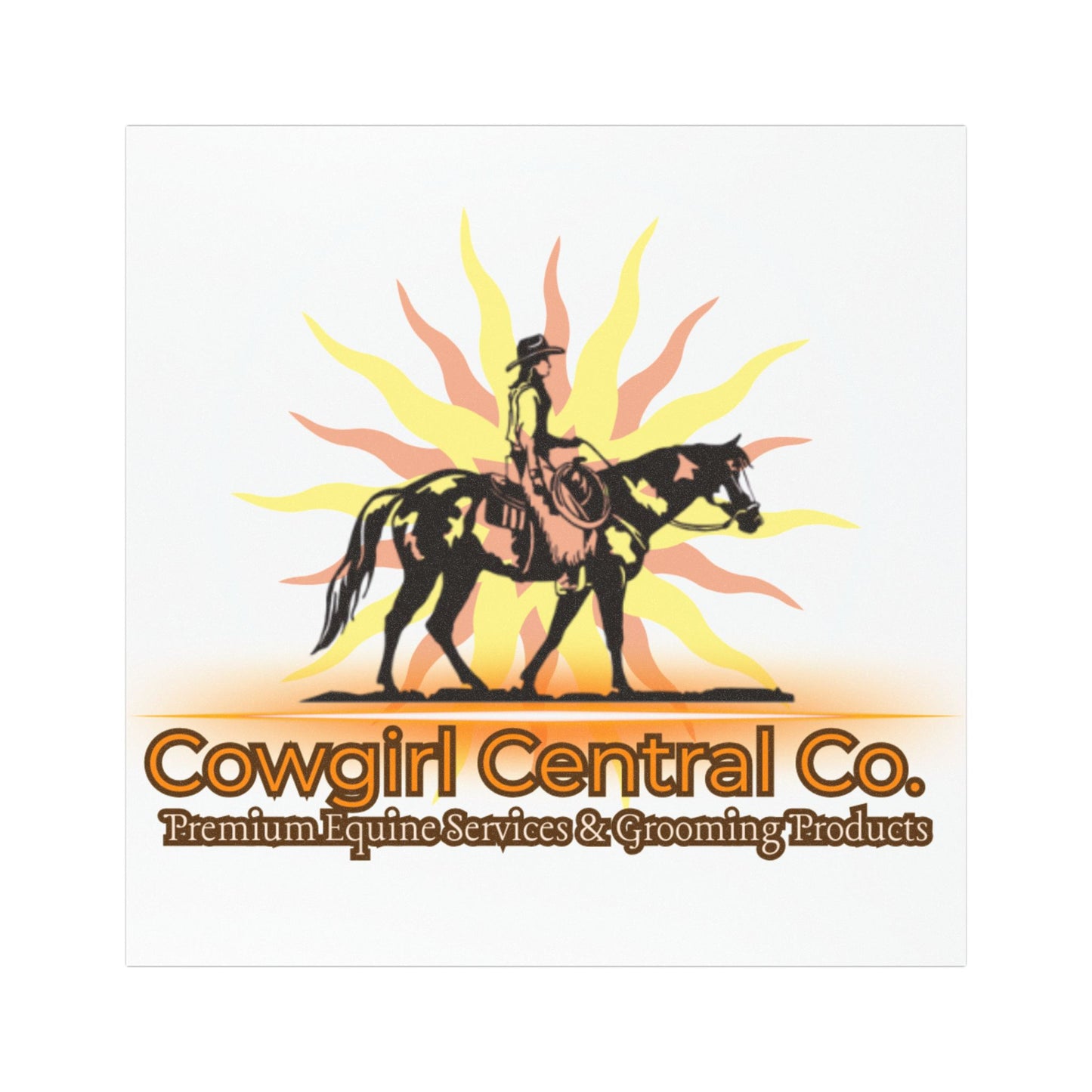 Cowgirl Central Co. Branded Car Magnets