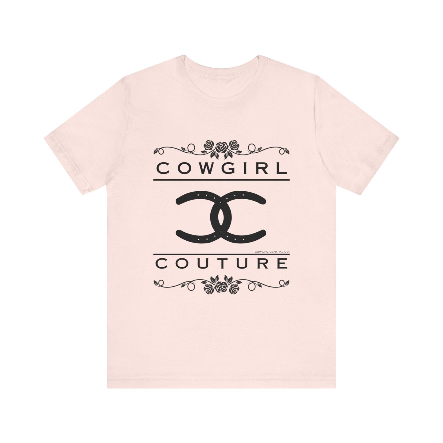 Cowgirl Couture - Short Sleeve TShirt - Rodeo Shirt - Comfort Colors Shirt - Cowgirl Fashion