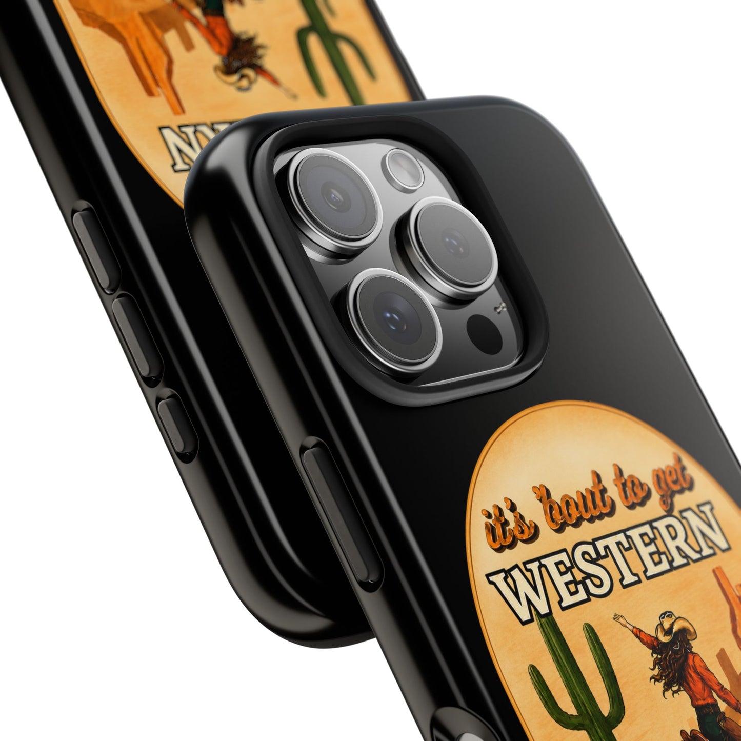 It's About To Get WESTERN - Phone Case