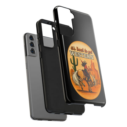 It's About To Get WESTERN - Phone Case