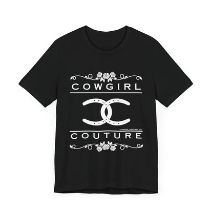 Cowgirl Couture - Short Sleeve TShirt - Rodeo Shirt - Comfort Colors Shirt - Cowgirl Fashion