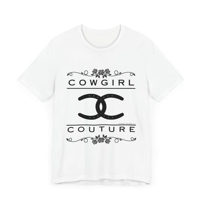 Cowgirl Couture - Short Sleeve TShirt - Rodeo Shirt - Comfort Colors Shirt - Cowgirl Fashion