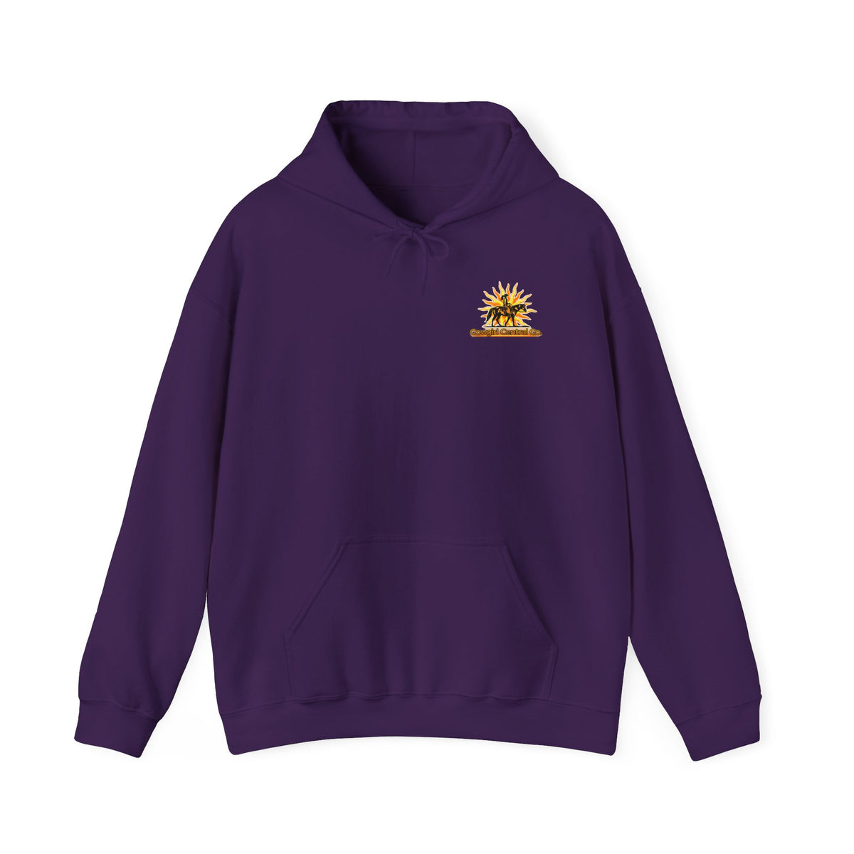 Cowgirl Central Co. - Branded Heavy Blend Hooded Sweatshirt