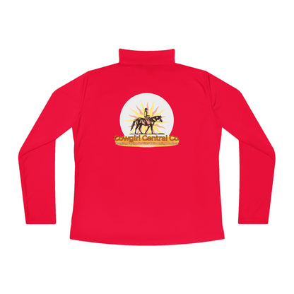 Cowgirl Central Co. Quarter-Zip Pullover