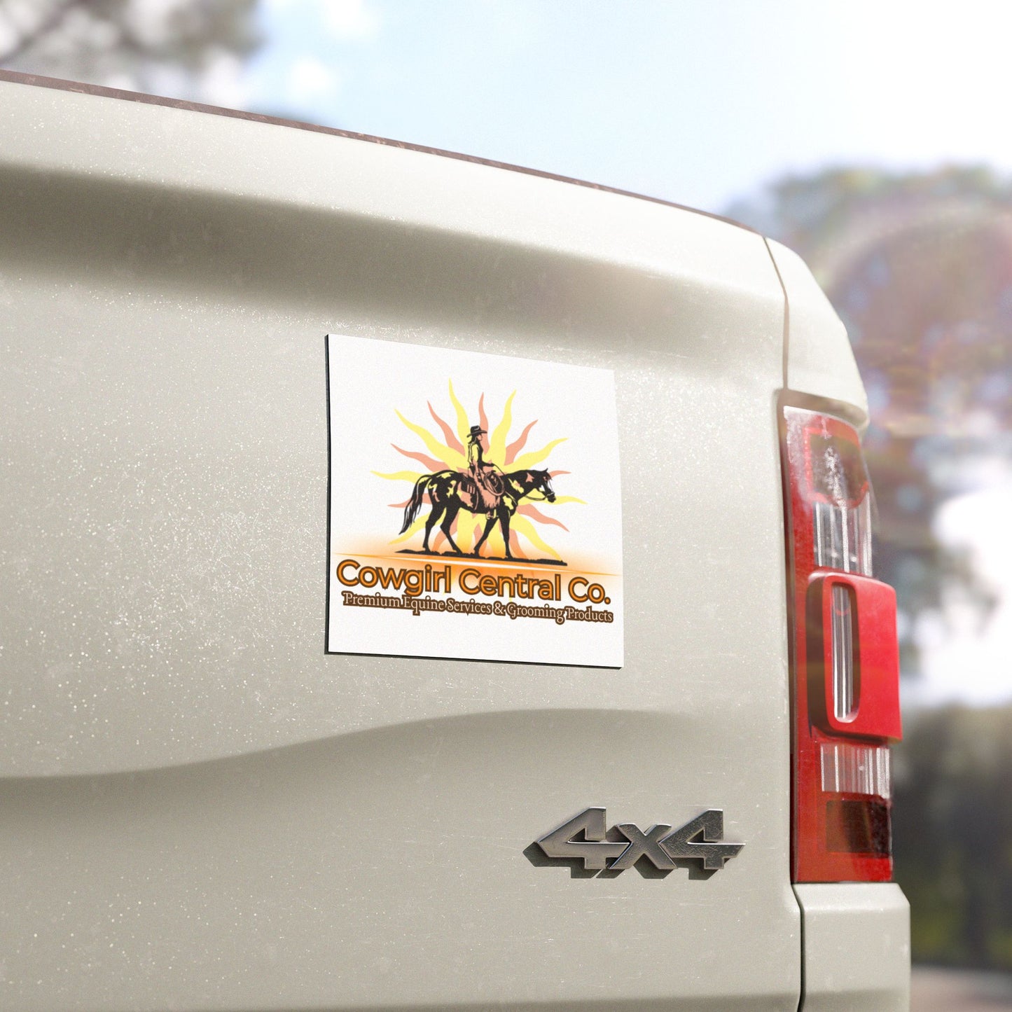 Cowgirl Central Co. Branded Car Magnets