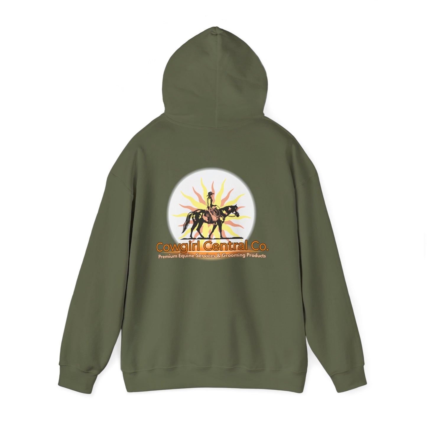 Cowgirl Central Co. - Branded Heavy Blend Hooded Sweatshirt