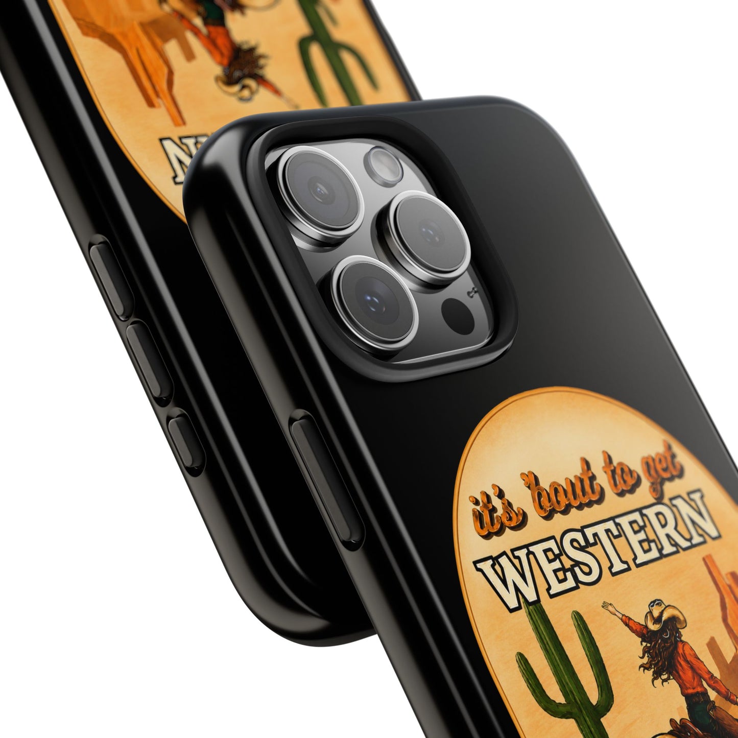 It's About To Get WESTERN - Phone Case
