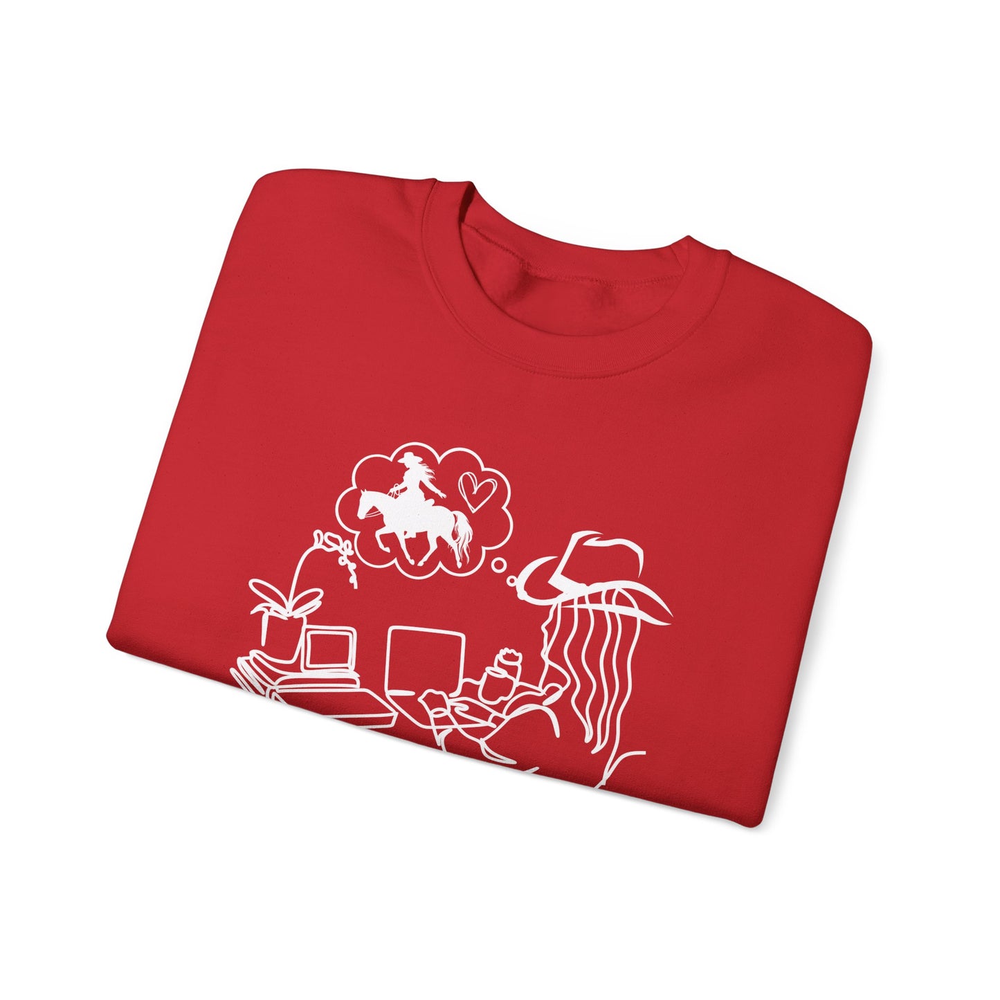 Corporate Cowgirl - Heavy Blend™ Crewneck Sweatshirt