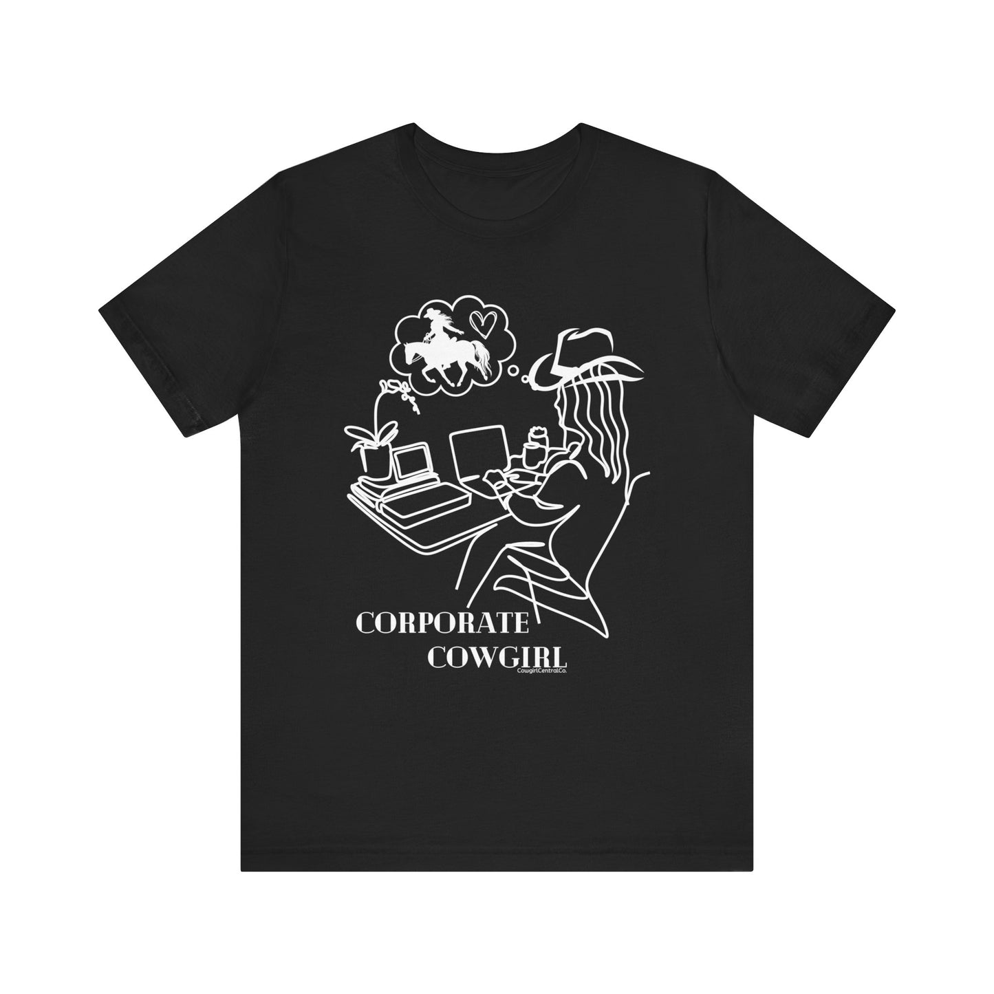 Corporate Cowgirl - Jersey Short Sleeve TShirt